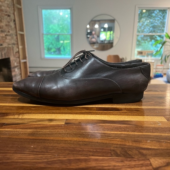 Ferragamo Oxford with toe cap - Picture 1 of 6